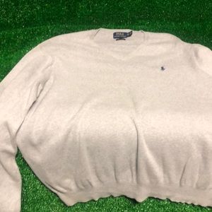 Men’s grey Polo sweater XXl